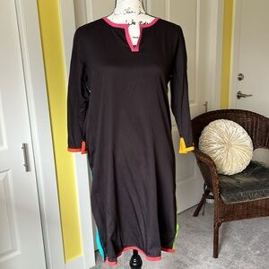 Fabindia Black Midi Dress